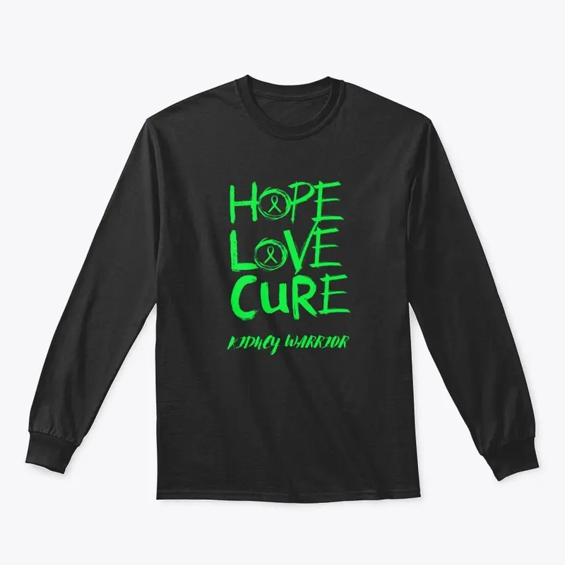 Hope Love Cure Kidney Warrior